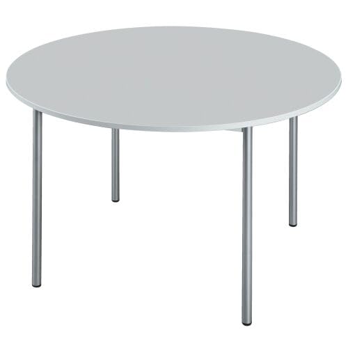 Générique Table Restauration Ronde D 120 cm - Klass (Gris)