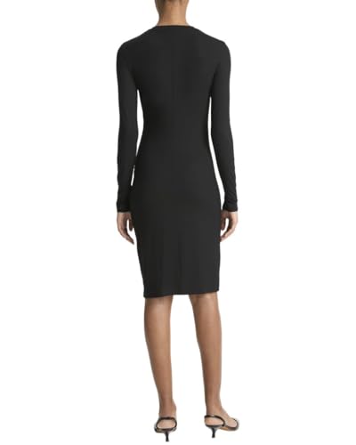 Image of Vince Women's Draped Crew Neck Dress