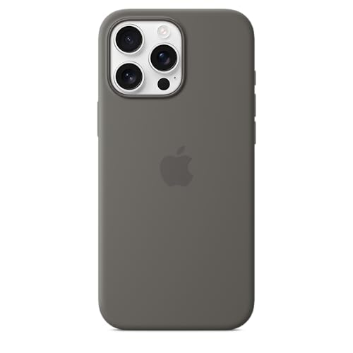 Image of Apple iPhone 16 Pro Max Silicone Case with MagSafe - Stone Grey 