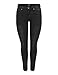 Produktbild ONLY Damen Onlwaukew Mid Sk Bj1097 Noos Jeans, Washed Black, XL / 30L EU