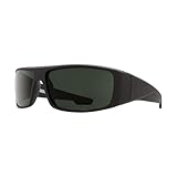 Spy Logan 670939973863 61MM Soft Matte Black/HD Plus Gray Green Rectangtle Sunglasses for Men for Women +Bundle with Accessory Eyewear Kit