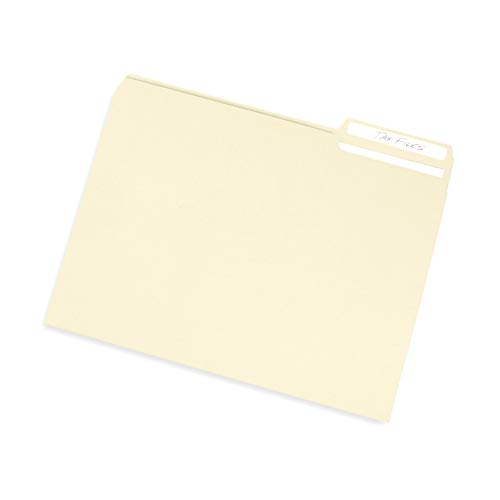 File Folder, 1/3 Cut Tab, Letter Size, Great For Organizing And Easy File Storage, 100 Per Box (Manila) #TOP3