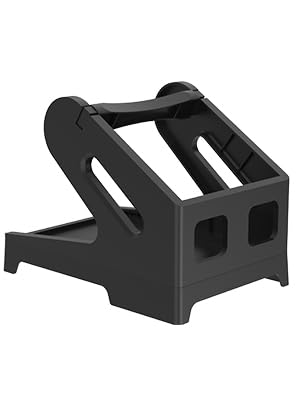 Image of BRONTIX Multi Size Label Holder for Rolls and Fan-Fold Labels, Thermal Sticker Roll Holder for Desktop Thermal Printer Shipping Supplies