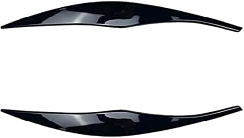 Paupières de phare BMW E90 E91 2005-2012 look carbone brillant