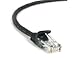 STARTECH 3 FT Black CAT5E SNAGLESS UTP Patch Cable