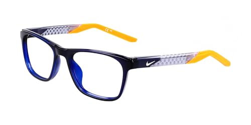 Monture de lunettes Nike 5058 N enfant bleu marine orange taille 48-16-135