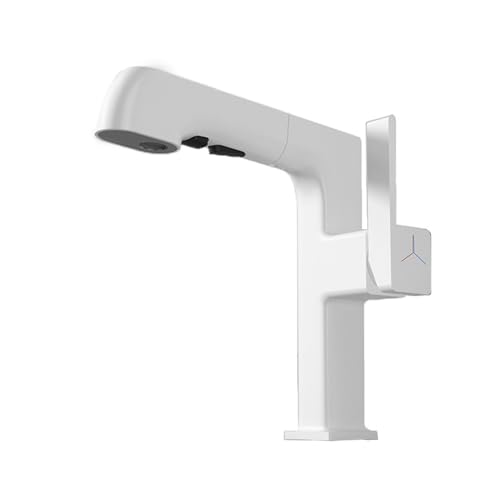 Mitigeur de salle de bain extractible 3 modes contre les éclaboussures