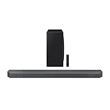 Samsung Q800B Soundbar Speaker (2022) - 5.1.2ch 3D Object Tracking Surround Sound System With Wireless Dolby Atmos DTS:X Audio, Alexa Built In And Wireless Subwoofer With Game Mode Pro