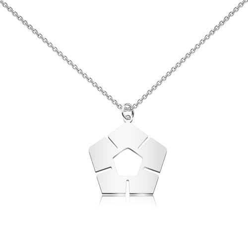 WUSUANED Lock Necklace Anime Inspired Jewelry Anime Character Lover Gift Anime Blue Fan Gift