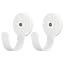 B Pattern 3 White - 2PCS