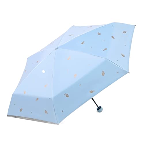 Parapluies pour pluie fins et légers résistants au vent avec écran solaire anti-UV