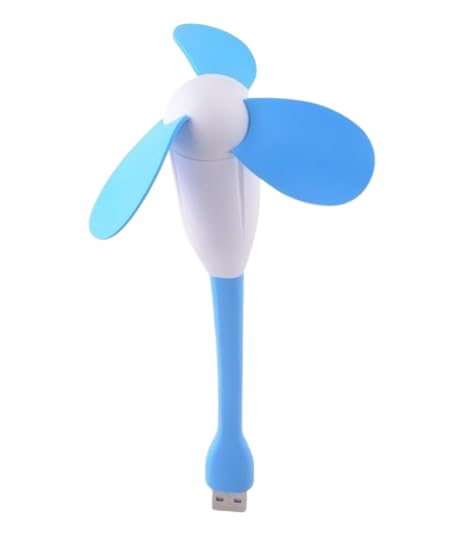 Cospex Portable & Flexible USB Fan and USB LED Light - Connect with Laptop, Desktop, Powerbank, Charging Adapter-image-20