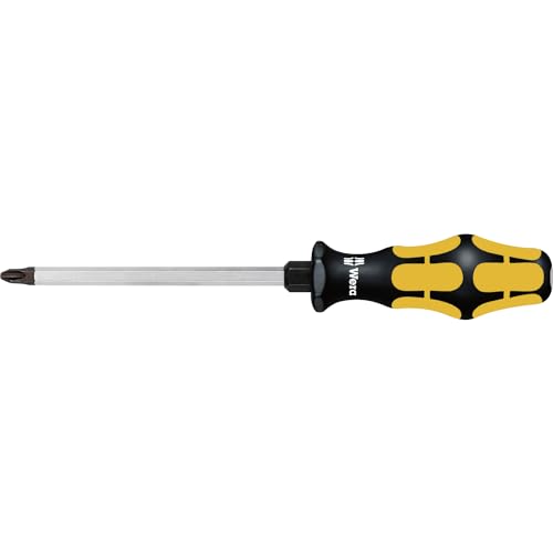 Wera 917 PH1 x 3-1/8in Kraftform Plus Phillips chiseldriver, PH1 x 3-1/8 in.