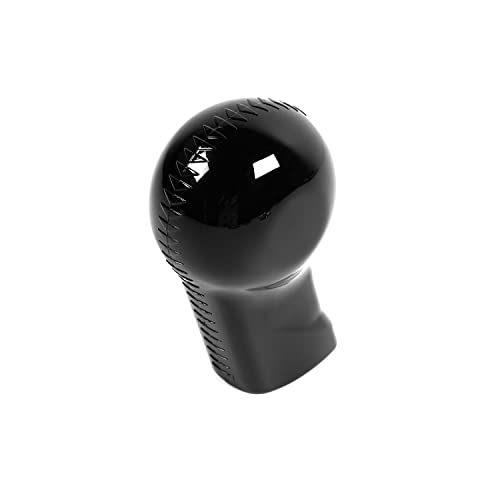 Jimen Compatible With Chevrolet Camaro 2010-2015, Center Console Gear Shift Knob Cover Trim (Black) #TOP2
