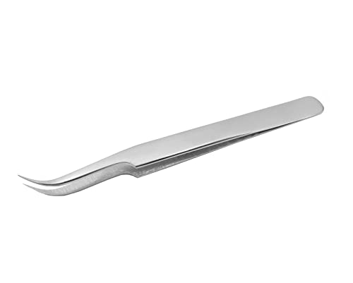 Profi Zeckenpinzette Zeckenentferner Edelstahl original Pinzecke Zeckenhaken Zeckenzange mit Hülle und Kappe