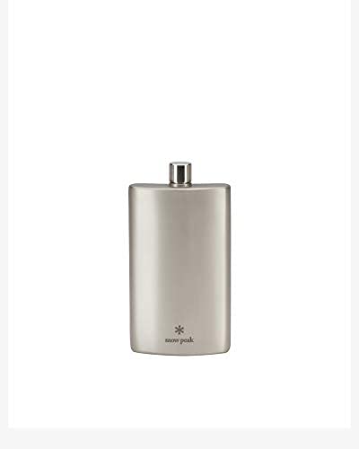 Snow peak - titanium flask t-013 - titanium, ultralight for campi…