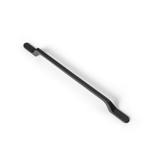 Goo-Ki 6 Pack Matte Black Kitchen Drawer Pulls - 7.56"(192mm) c-c Modern Black Bar Cabinet Pulls Dresser Handles Solid Zinc Alloy Hardware