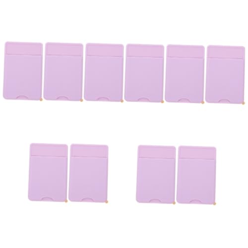 Porte-cartes adhésif pour téléphone étui silicone souple compatible tout smartphone