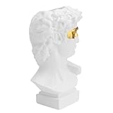 Statue de buste : vase à fleurs design portrait, à la mode et beau, et beau design mettant en valeur l'atmosphère artistique.