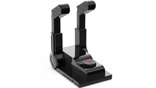 Kimata 靴乾燥機 シューズドライヤー シューズ乾燥機 オゾン 脱臭 高温・低温・自然風の3段階温度調節 24時間予約 自動オフタイマー 折りたたみ式デザイン スマートパネル スニーカー/革靴/ブーツ/靴下/上履き/長靴/ボクシンググローブなど対応 梅雨/雪/台風対策 日本語説明書付 ブラック