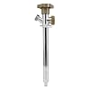 8-inch Anti-Siphon Frost Free Sillcock, Quater Turn 3/4-Inch Hose Bibb x 1/2-Inch PEX End,No Lead Brass Valve Frost Proof Outdoor Faucet Spigot