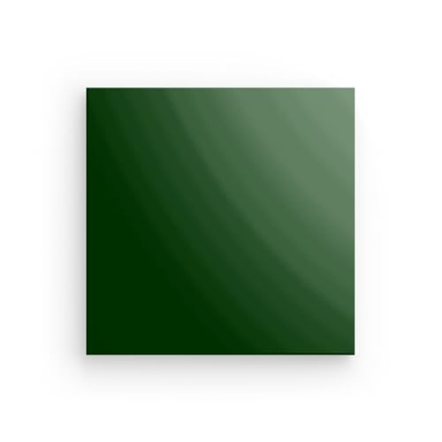 Toile murale haut de gamme Wedecored vert foncé 40x40 cm