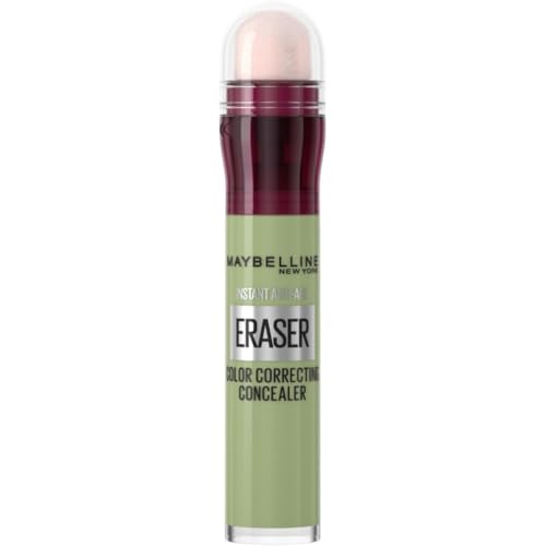 Maybelline New York Eraser Eye, Colour Correcting Concealer, Counteracts Redness, for a Natural Soft-Focus Finish, Dermatologist Tested & Suitable for Sensitive Skin, (151, Green)