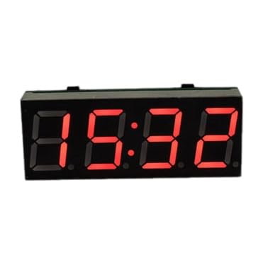 Red Digital Clock 4Bit LED Electronic Clock Display Module Date Display Thermometer Voltmeter Real Time Clock