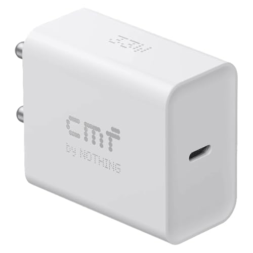 Image of CMF by Nothing 33W 2 Pro Type-C Power Fast Charger Adapter, GaN Tech Quick Charge 3.0 & Power Delivery (PD), Compatible with CMF Phone 2 Pro, Phone 1, 3 Pro