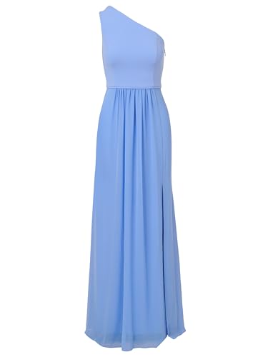 Image of Adrianna Papell One Shoulder Chiffon Gown