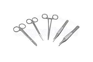 SURGICAL ONLINE Suture Scissors Set - Top-Notch Stainless Steel Suture Removal Kit for Medical Training