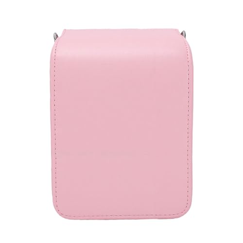 Generic Bolsa para Câmera Adequada para Agora + Capa de Couro PU Elegante Com Fecho Magnético para Câmeras Instantâneas Equipamento de Viagem Portátil (Rosa)