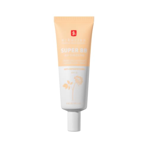 Erborian - Super BB Creme mit Ginseng - Getönte Gesichtspflege mit hoher Deckkraft gegen Unreinheiten - Teintkorrektor und Perfektor - LSF 20 - Koreanische Kosmetik