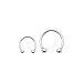 LIONGOTHIC 14G Septum Piercing Kits for All Piercings - Body Piercing Kit, Horseshoe Piercing Kit, Smiley Piercing Kit, Daith Piercing Kit, Piercing Needle Forceps Clamps Piercing Tool Kit