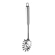 Nudellöffel,30cm Nudelkelle,Professional Spaghettilöffel,Edelstahl Poliert,Spaghettizange,Nudelzange,Nudellöffel Für Spaghetti Linguini und Pasta,Aufhängeloch,Hängbar