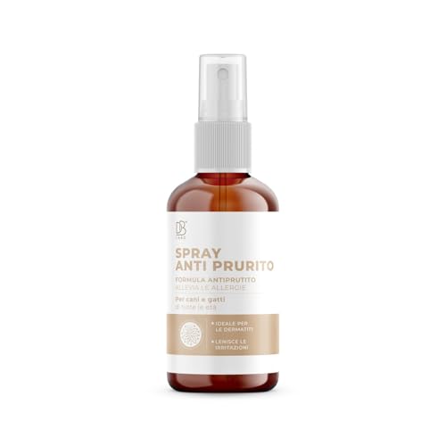 DB Labo - Spray antipicor para perros y gatos, 250 ml, alivia los dolores y picores para perros y gatos, fórmula natural a base de aloe vera, manzanilla y romero | Seguro, vegano para todas las edades