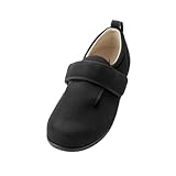 介護シューズ あゆみ ダブルマジックIII 施設・院内用 黒 LL 24.0-24.5cm 足囲3E 両足