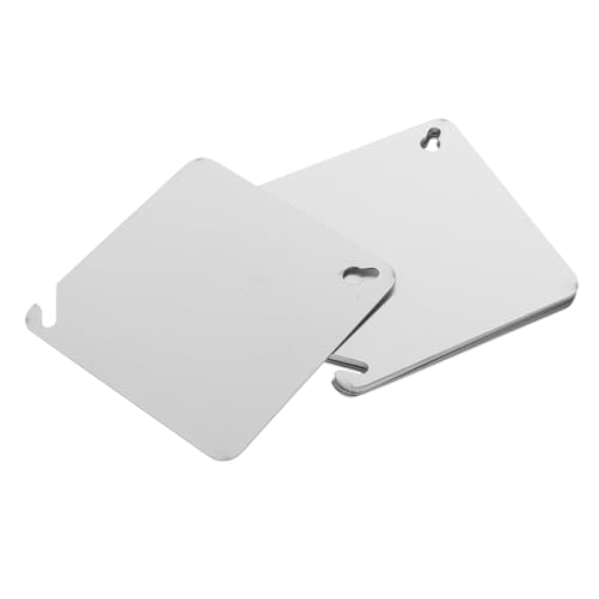 8pcs Square Metal Electrical Box Cover Plates for Junction Boxes
