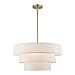 Livex Lighting 56724-01 Chandler Four Light Pendant Chandelier Pendant Light Brass
