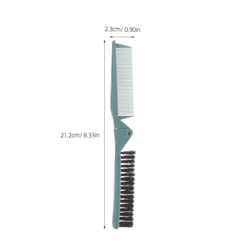 Peine plegable de doble dentado 2 piezas para peinar y trenzar miniatura 4