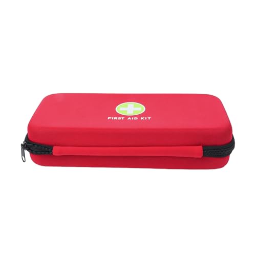 Image of First Aid Hard Case Empty First Aid Hard Emergency Case Bags EVA Red Medical Bag for Home Health Office Car Camping Outdoors First Responder (Red G)