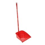 Pelle à poussière en plastique avec long manche - la poignée s'adapte à et est confortable à utiliser, bien pouvez la transporter facilement, pelle à poussière de nettoyage