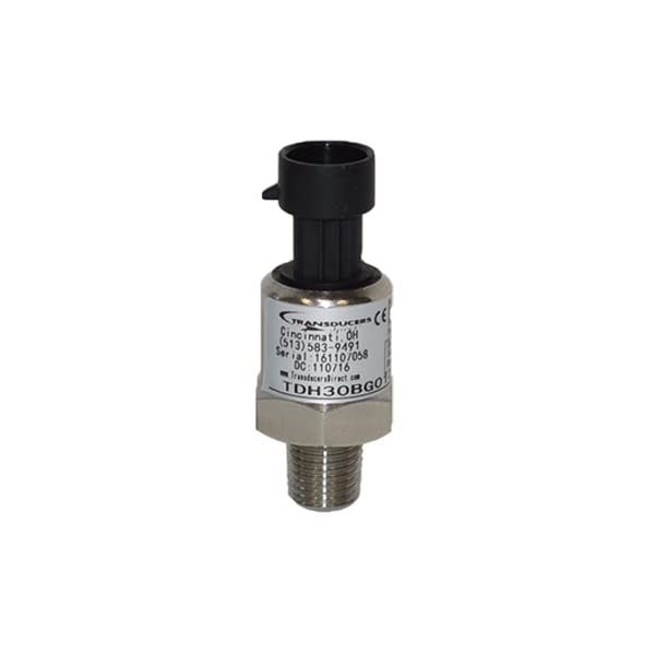 Industrial Pressure Transducer with 1 Meter Cable | 250 PSI | 1/4-18 NPT Male | 3 pin Packard | 1% Accuracy | TDH30
