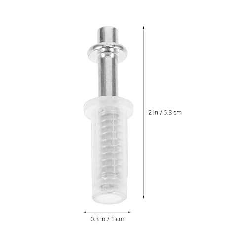TEHAUX Kit de herrajes para puertas bifold 4 piezas con bisagra superior para puertas corredizas de clóset juego de reparación pivot metálico para almacenamiento y reemplazo de gabinete miniatura 2