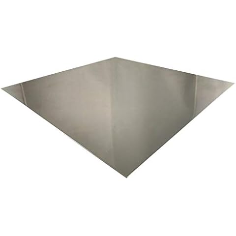 Edelstahlblech 4 mm V2A Blech K240 geschliffen 1.4301 Zuschnitte Edelstahlplatte Wunschmaß möglich (800x400mm) Cover