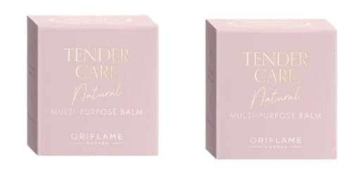 Oriflame tender care Natural Multi-purpose Balm pack of 2 with face cleansing sponge-image-10