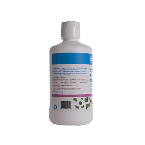 Chicken E-lixir – Natural Daily Chicken Supplement with Organic Oregano Essential Oils, Vitamins & Electrolytes for Backyard Chickens (32 oz. Bottle)