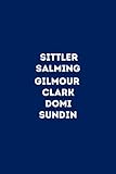 salming hockey  Sittler Salming Gilmour Clark Domi Sundin: Toronto Vintage Hockey Player Legends Notebook