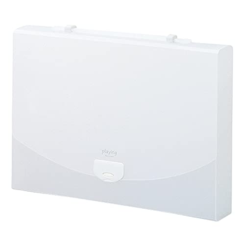 Budgerigar playing two-way case A4 White AP-956-70 (japan import)