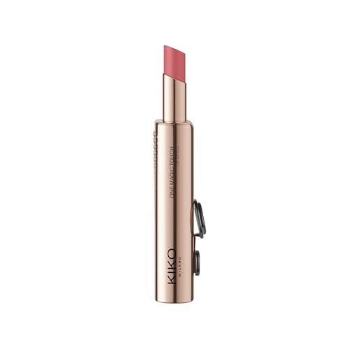KIKO Milano One Magic Touch Lip Stylo 06 Feuchtigkeitsspendender Halbmatter Lippenstift Mit Einhand-Schiebeöffnung